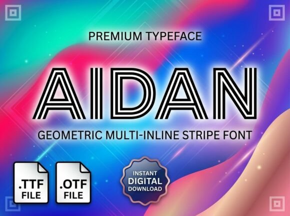 Aidan: The All-Caps Font That Commands Attention
