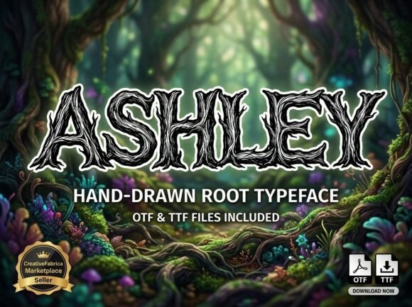 Ashley: A Bold Typeface for Unforgettable Branding