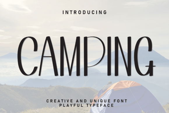 Camping Font: A Sweet Handwritten Typeface for Charming Designs