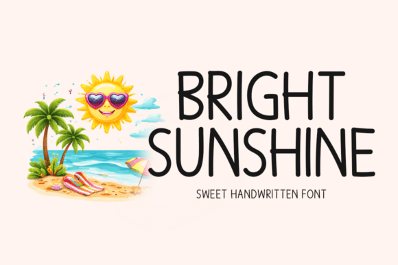 Capturing Summer's Energy: The Bright Sunshine Font