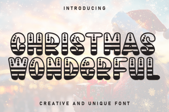 Christmas Wonderful: A Hand-Drawn Font for Heartfelt Designs