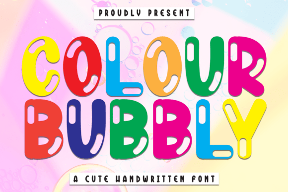 Colour Bubbly: A Font That Pops with Joy