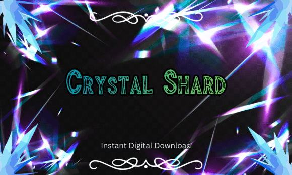Crystal Shard Font: Unleashing Neon Chaos in Your Designs