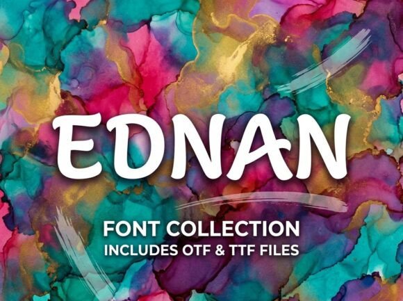 Ednan: A Bold Typeface That Commands Attention