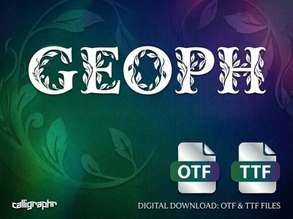 Geoph: The Decorative Display Font for Bold Visual Statements