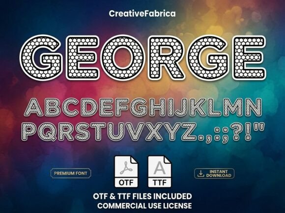 George: The Cyber-Grid Font for Modern Branding