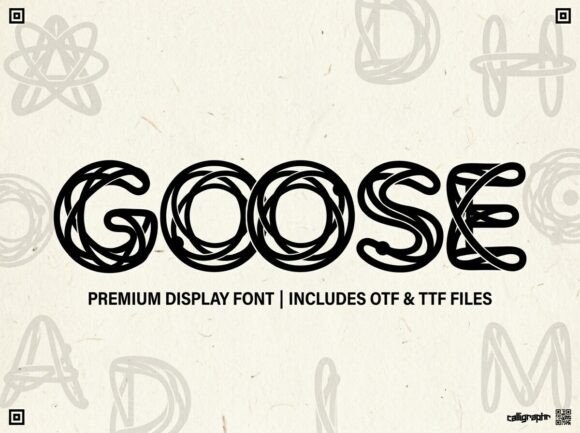 Goose: The All-Caps Display Font for Bold Branding