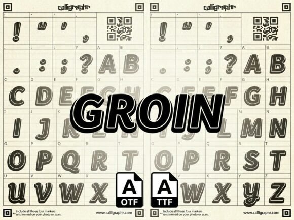Groin: A Bold Typeface for Unforgettable Visuals