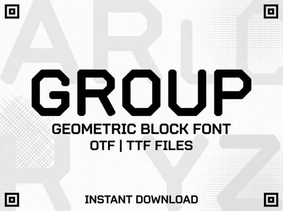 Group: The Bold Display Font Commanding Attention