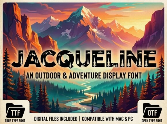 Jacqueline: The Bold Typeface for Unforgettable Branding