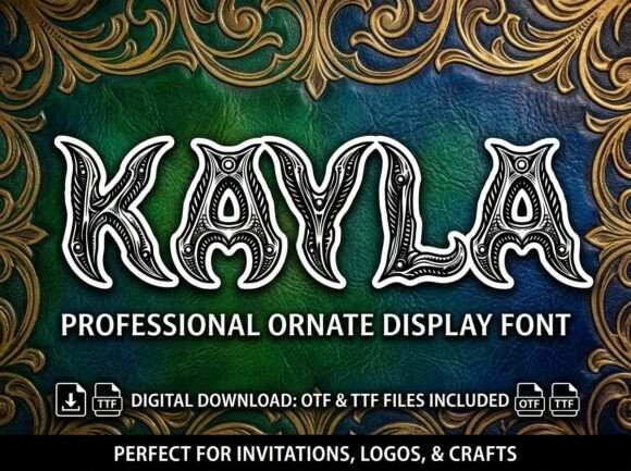 Kayla: The Display Font That Demands Attention