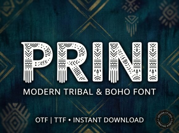 Prini: The Decorative Typeface for Unforgettable Brands
