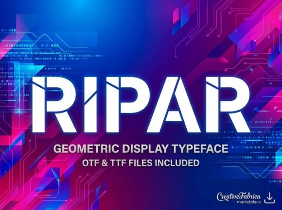 Ripar: A Bold Typeface That Commands Creative Attention