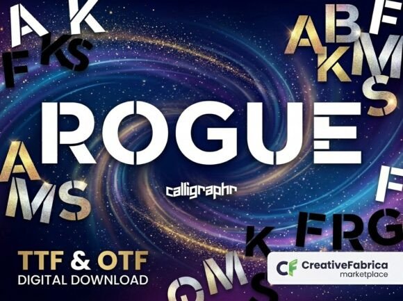 Rogue: The Futuristic Display Font for Bold, Sci-Fi Branding