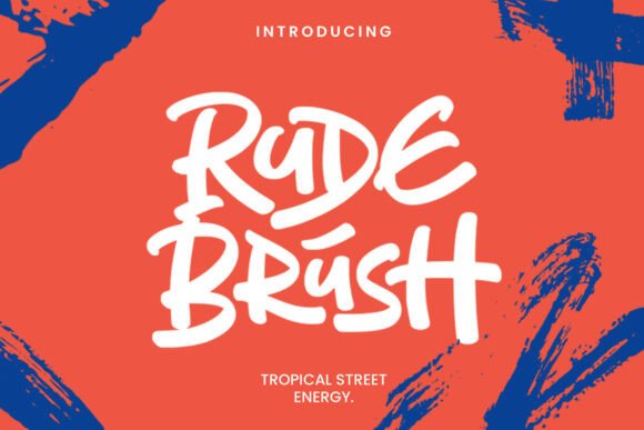 Rude Brush: The Audacious Font for Streetwear & Surf Culture