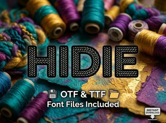 Why Hidie Is the Bold Display Font Your Brand Needs